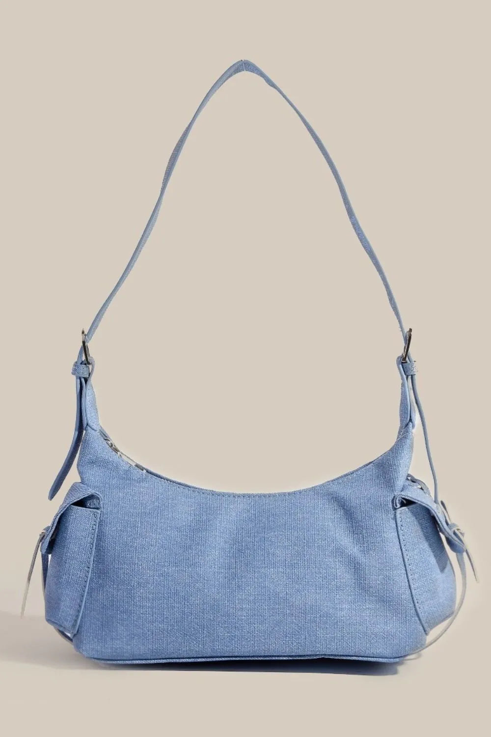 Women's Shoulder Bag Dusty Blue Medium Fame Braided Accent Double Pocket Dusty Blue One Size 1d5f4061-6f1c-4830-b306-87c69c902bf5-Max-Origin Trendsi