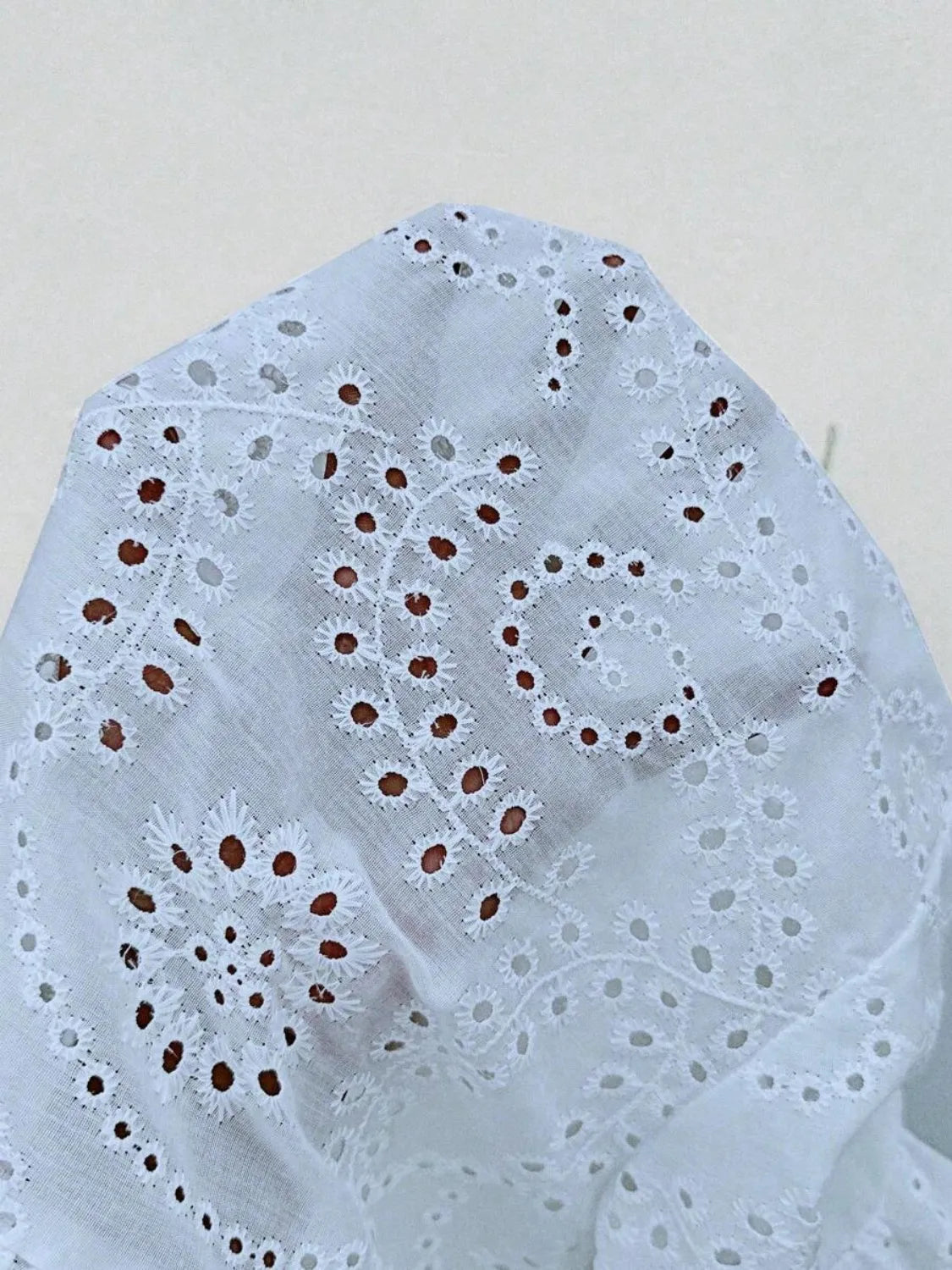 Lace Eyelet Women's Shirts Collared Neck Half Ruffle Sleeve Tops 1d79c6f0-67a2-4b20-bd1c-1d418336329c-Max-Origin Trendsi