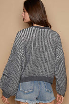 POL Sweater Round Neck Heart Patch Zipper Point Sleeve Pullover 1d80b5d5-fd6c-444c-9946-b5e03b4eb169-Max Trendsi