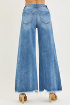 RISEN Ankle Wide Jeans Womens High Rise Medium Wash Denim Pants 1d8b63c5-5c0c-41ba-b4f6-6868b24265bd-Max-Origin Trendsi