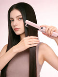 Adjustable Temperature Hair Straightener with Anti-Scald Technology, 1-Piece ABS Material, Imported