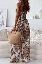 Women's Jumpsuit Printed Smocked Tube Wide Leg Strapless Overall 1e9f1e3e-dbc1-463b-9561-41bdc7c75248-Max-Origin Trendsi