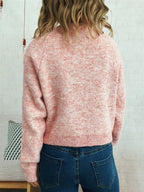 Women's Cardigan Button-Up Raglan Sleeve Casual Knit Top 1efa60c40e0d4f1bb00df95d102e225b-Max-Origin Trendsi