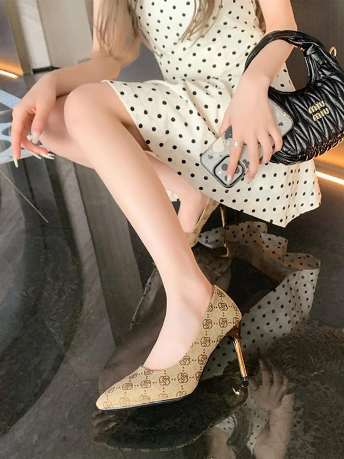 Women's Heels Light Brown Floral Pu Leather Point Toe Stiletto Pumps Shoes 1f1e7f8a7a6442cda4fab780f5a1fab2-Max-Origin Trendsi