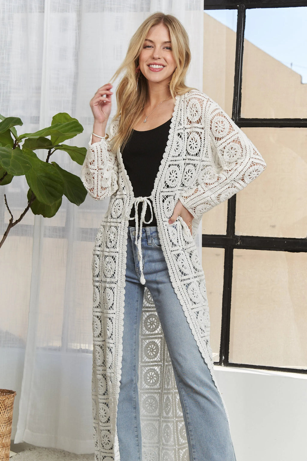 ADORA Cardigan Cotton Crochet Elastic Ivory Long Sleeves Tied 1f7da792d3d149ea8f4c55d0a7a782bd-Max-Origin Trendsi