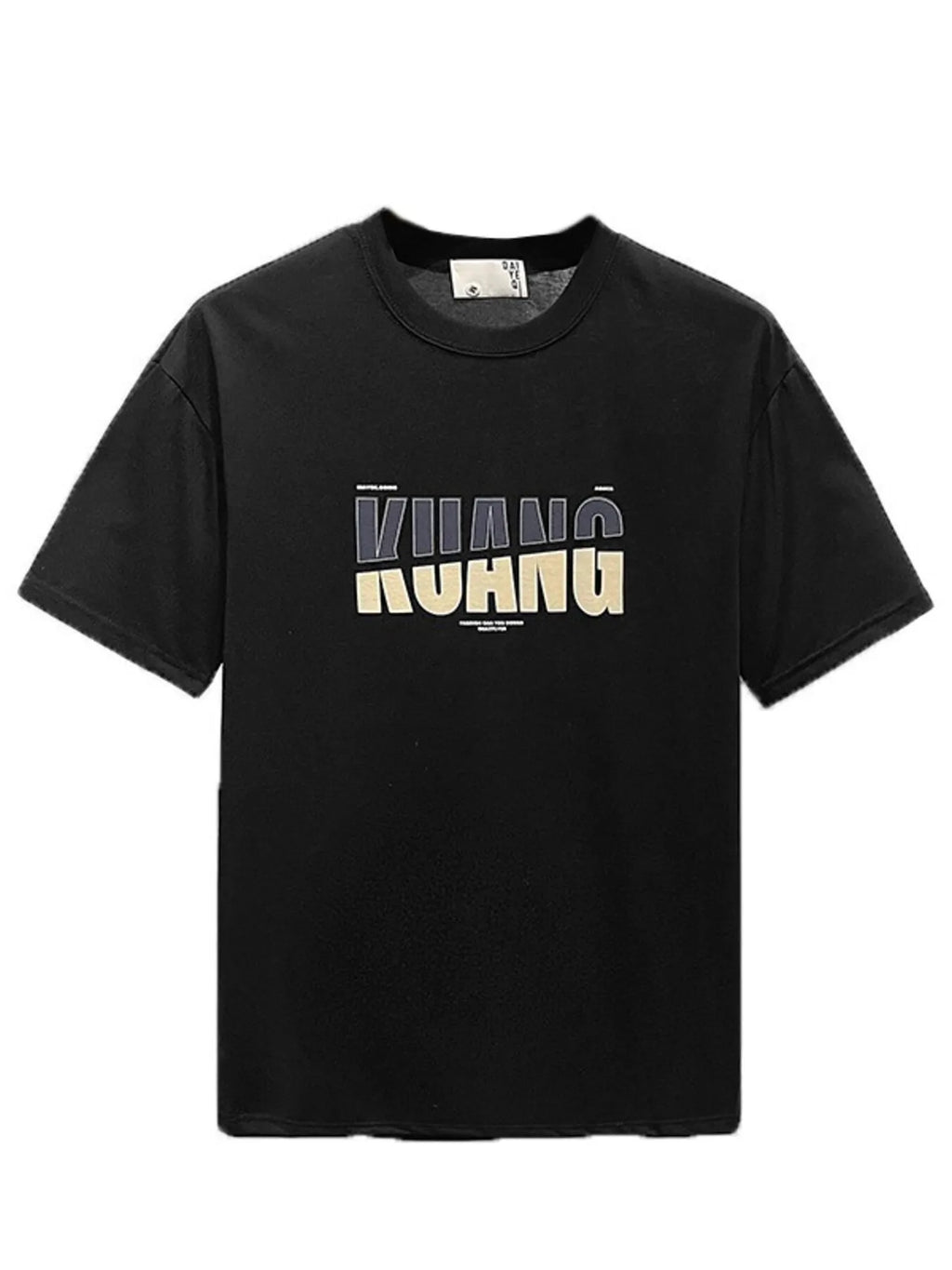 Men's Cotton T-Shirt Letter Round Neck Short Sleeve Plus Size Top S-4XL 1fca76fd980d47f38c44048bf54f3294-Max-Origin Trendsi