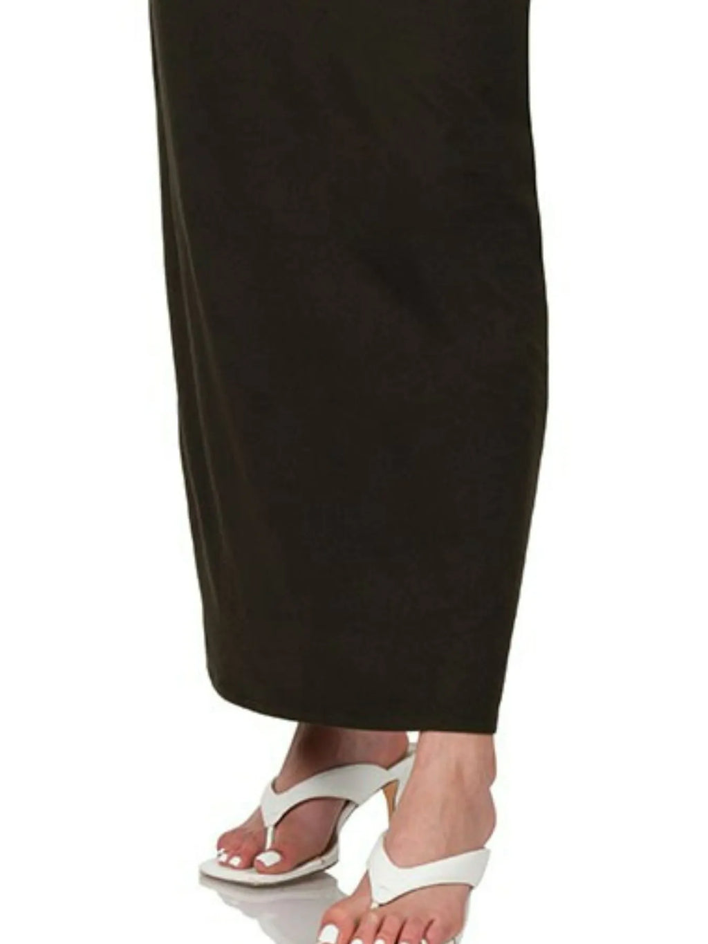 Zenana Maxi Dress Black Brushed Dty Thin Strap Racerback V-Neck 20256cf0-ad9e-4549-9494-64a287f34a0e-Max-Origin Trendsi