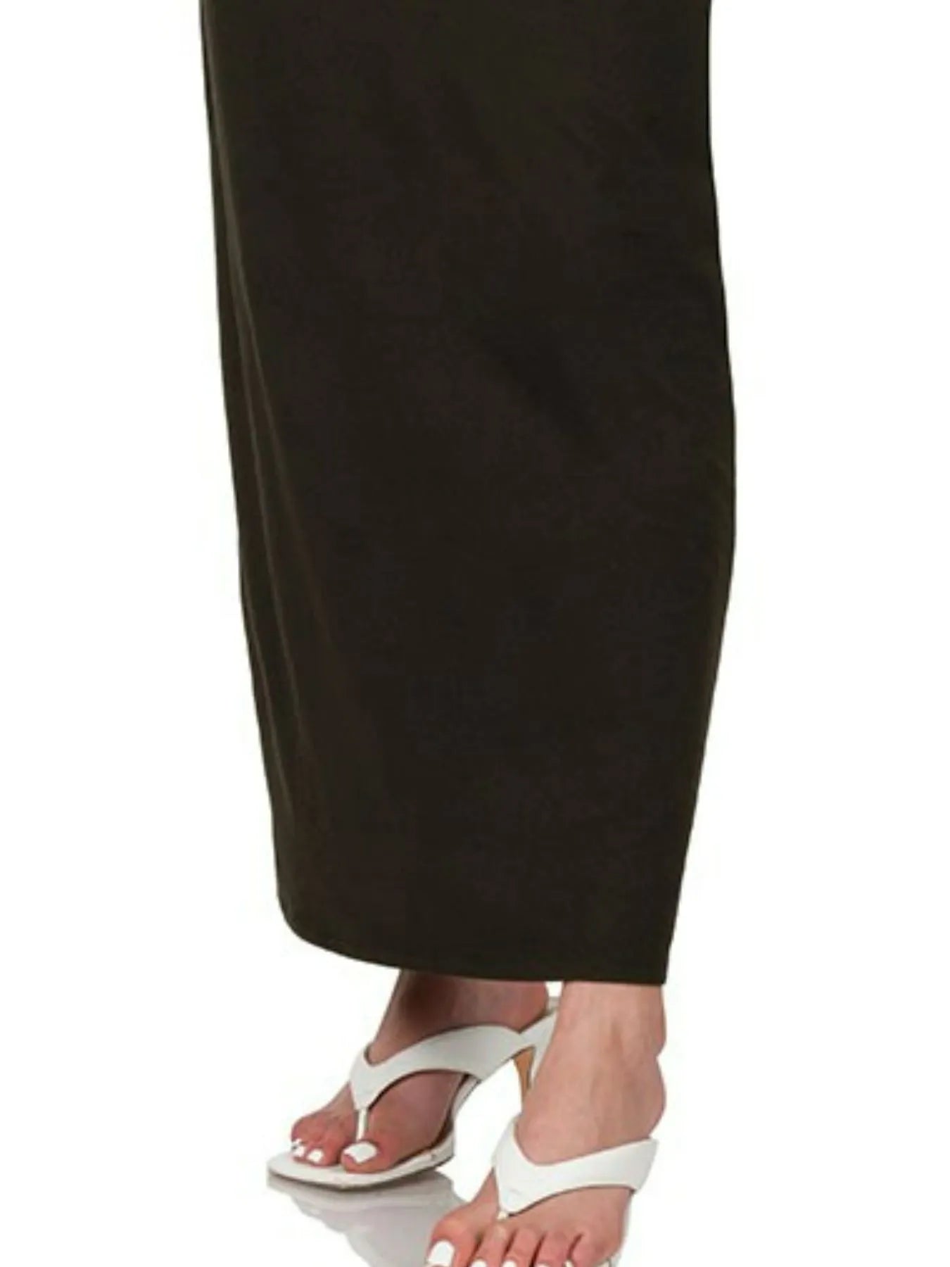 Zenana Maxi Dress Black Brushed Dty Thin Strap Racerback V-Neck 20256cf0-ad9e-4549-9494-64a287f34a0e-Max-Origin Trendsi