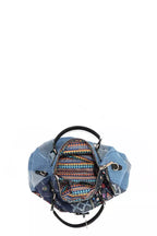 Nicole Lee USA Women's Bosque Boston Bag De Amor Denim Medium Handbag 203b355e830945dbb951fdcbb6ab4352-Max-Origin Trendsi