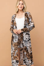 And The Why Outfit Set Leopard Animal Print Kimono and Shorts Set 204f007c12ea48dbab2ee05aef40d18c-Max-Origin Trendsi