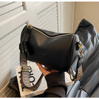 Boston Bag Style Street Trend Large Capacity Soft PU Leather Women's Small Purses