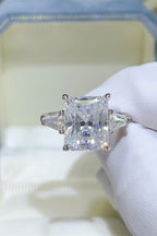 5 Carat Moissanite Silver Ring 925 Sterling Silver Ring Platinum-plated Jewelry 20ca908e-bd61-4087-a5b9-b25afbc745c7-Max Trendsi