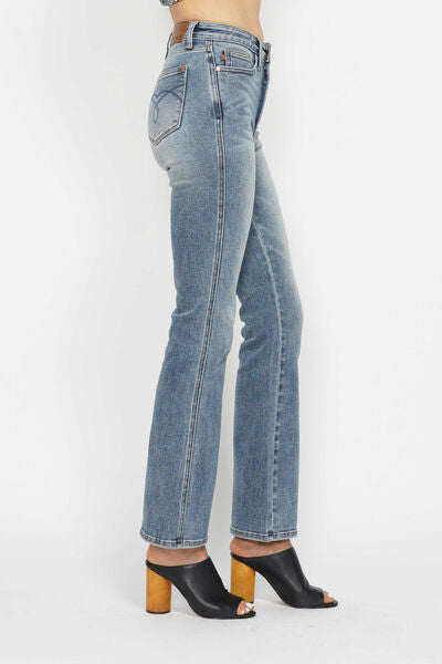 Judy Blue Bootcut Jeans Tummy Control with Embroidered Pockets 212a022f-1bed-4c52-9675-1cfeef15c385-Min Trendsi