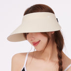 Sun Visor Hat with UV Protection - Acrylic Material, One Size Fits All