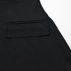 Fashion A-Line Mini Dress Mock Neck Short Sleeve Slim Waist Streetwear