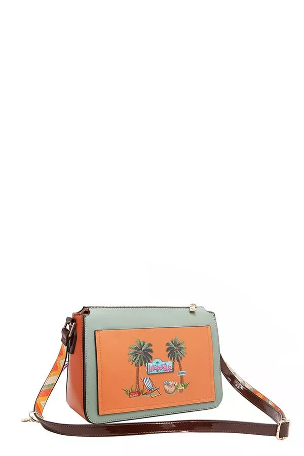 Nicole Lee USA Crossbody Bag Sun and Sand Print Vegan Leather Handbag 2411baf3c91f4978b915e75104bf2774-Max-Origin Trendsi