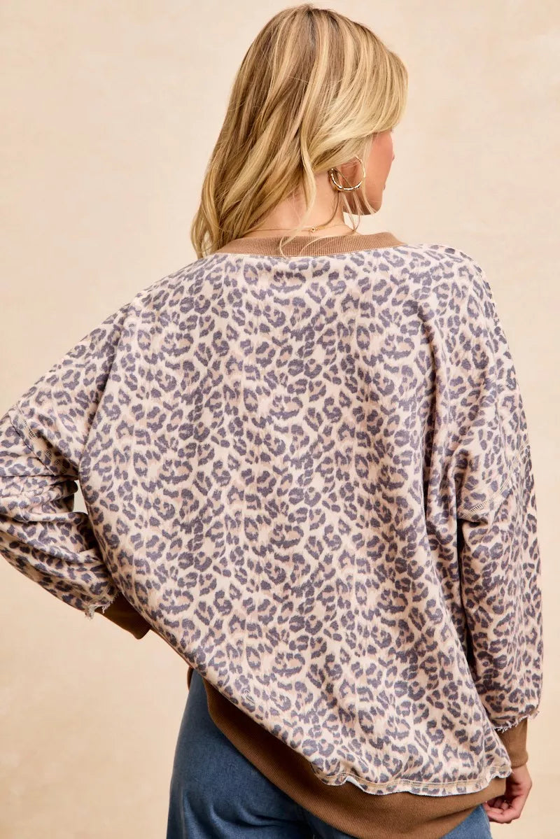 BiBi Leopard Printed French Terry Sweatshirt 241ca7c653d84e94a6a690c27f4657a4-Max-Origin Trendsi