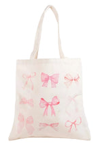 Fame Pink Ribbon Bow Tote Bag