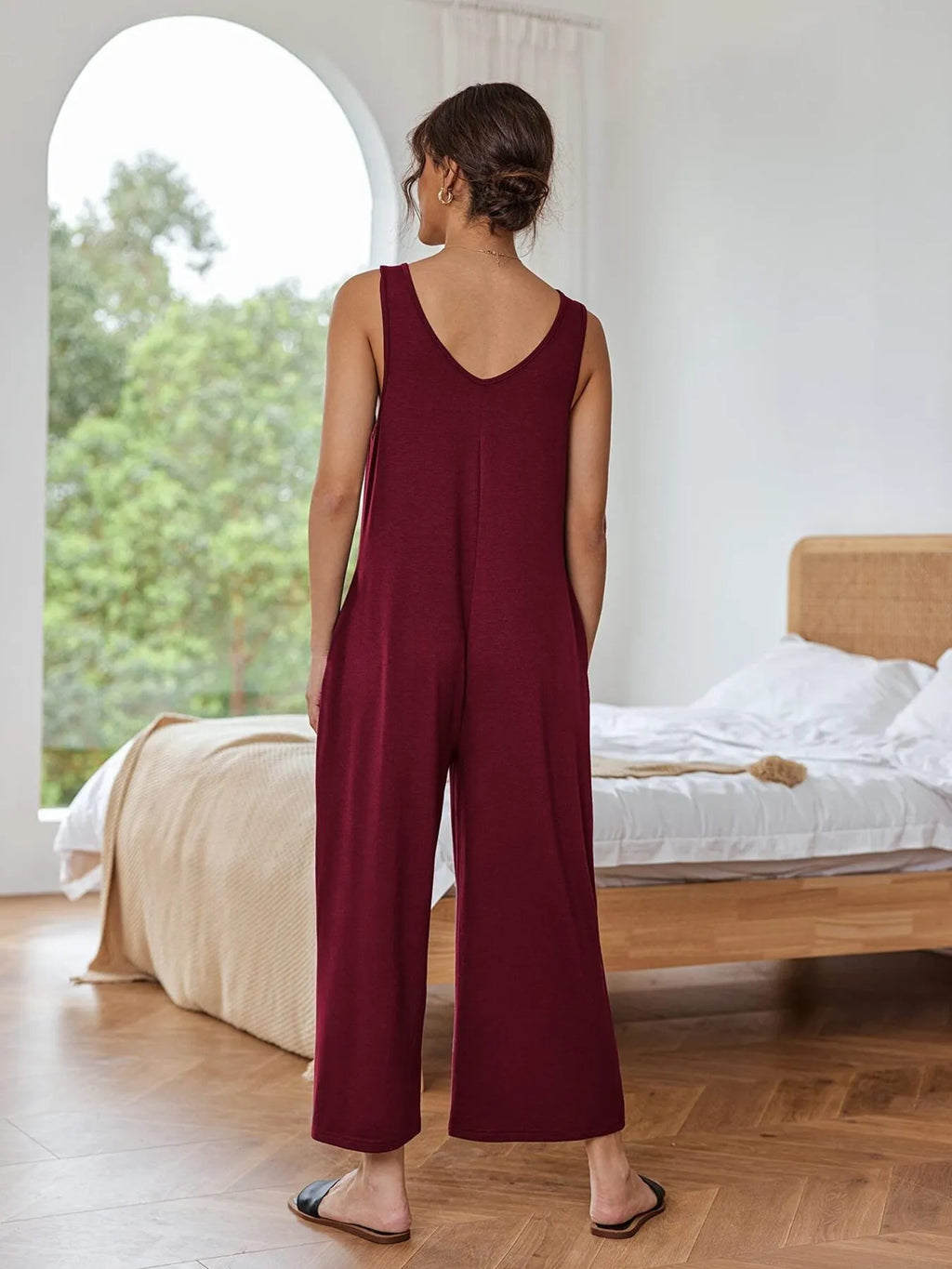Women's Jumpsuit Sleeveless Wide Leg Casual Loose Overall One-piece 2460843212c24763827c312727281657-Max-Origin Trendsi