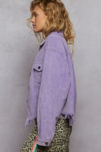 POL Trucker Jacket Corduroy Lavender Ribbed Long Sleeve 2463ae2f-21e6-4f9e-885a-438f73b2b10e-Max-Origin Trendsi