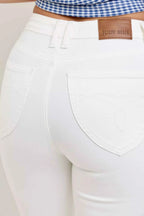 Judy Blue White Flare Jeans High-Waisted Tummy Control Denim Pants 249e5e6c-7105-4587-931b-4d5e10e91fdf-Max-Origin Trendsi