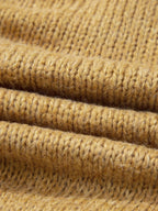 Women's Cardigan Camel Lantern Sleeve Scallop V Neck Buttoned Soft Acrylic Knit 24b29ef246da4774a8e704af523cccef-Max-Origin Trendsi