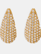 Teardrop Earrings Stainless Steel Inlaid Zircon 18K gold-plated Women Jewelry 255c692d-65e3-45c1-8612-5d679c39b89a-Max Trendsi