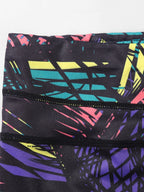 Active Leggings with Stirrups Colorful Printed Wide Waistband Highly stretchy 2583d83f-ebf5-4977-a64b-13f71925eead-Max Trendsi