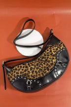 Fame Leopard Print Half Moon Shoulder Bag 259b7f210bf64161ba349c5b33b28886-Max-Origin Trendsi