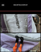 Hiking Backpack Nylon Lightweight Outdoor Travel Shoulder Bag Mesh Pocket