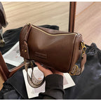 Boston Bag Style Street Trend Large Capacity Soft PU Leather Women's Small Purses