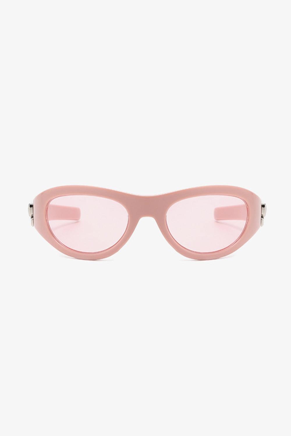 Cat-Eye Sunglasses Bow Polycarbonate Frame Eyewear