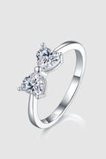 Murray 1 Carat Women Bow Ring Moissanite 925 Sterling Silver Ring with Box Silver 25e98552-9afc-442d-9718-6f26b48f8d4d-Max Trendsi