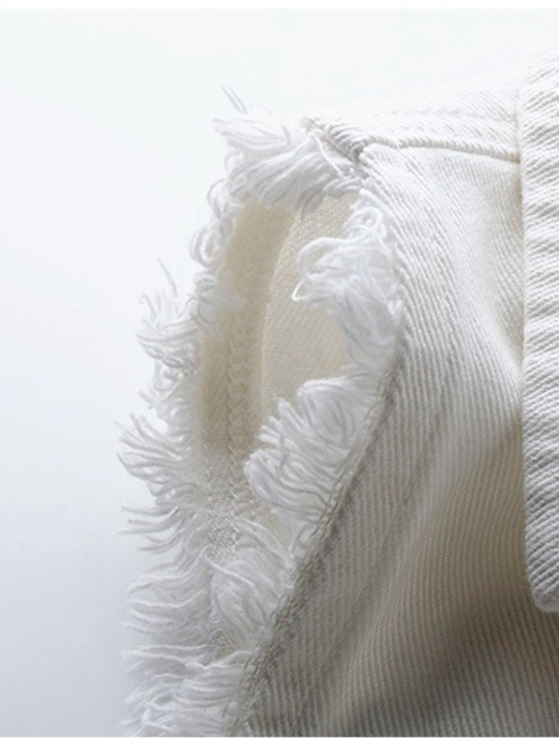 Denim Jacket Women's Raw Sleeveless Flap Pockets Plus Sizes S-5XL 265a7919-6bc5-4d4b-8b00-1b73c5e81b9f-Max Trendsi