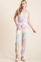 BiBi Tie Dye Casual Pants French Terry Lavender Multi Pocketed Jogger 2664f82c60a54a00a116ba55a7d4c7e1-Max-Origin Trendsi