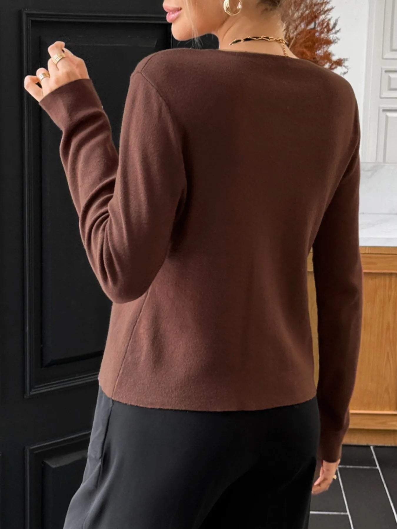 Women's Cardigan Knit Button-Up Long Sleeve 271f3d97-f742-4d9c-9def-2865c1930be6-Max-Origin Trendsi