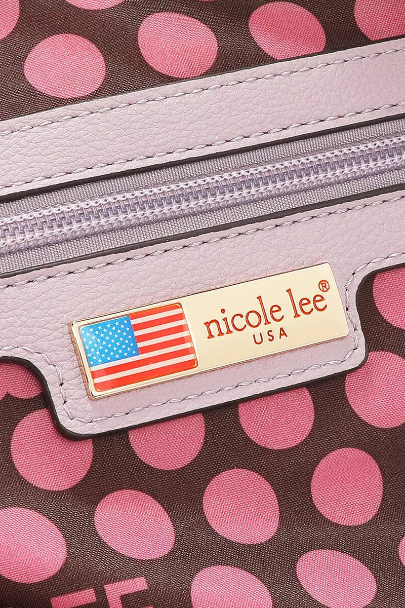 Nicole Lee USA Handbag Floral Dreams Blossom Nicole Lee Dome Bag 2742bd60-cd79-40f6-9c9a-4e6e7a39e425-Max-Origin Trendsi