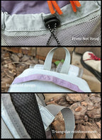 Hiking Backpack Nylon Lightweight Outdoor Travel Shoulder Bag Mesh Pocket