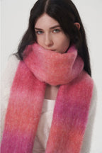 Women Scarf Woolen Blend Fringe Gradient Color Thermal Long Scarfs 27f15598-8e57-483a-a0f9-9226837062dd-Max Trendsi