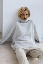 Basic Bae Turtleneck Sweater Viscose Long Sleeve Oversized Knitwear 280f8a6b-46dd-46e3-8c18-57205b49ebf0-Max Trendsi