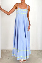 Maxi Dress Floral Embroidered Spaghetti Strap Ruffled A-Line Party 28555632-d089-4296-a47e-f4342d5f7ff7-Max-Origin Trendsi