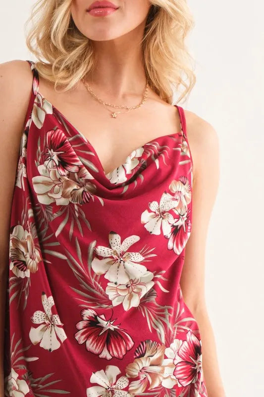 And The Why Tank Top Burgundy Floral Printed Casual Blouse 287e752ef620471fb5c46fa8f50175f7-Max-Origin Trendsi
