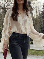 Womens Blouse Ruffled Layered Sheer Long Sleeve Top 28bd5ae7-e660-43a2-b964-3e3a97318088-Max-Origin Trendsi