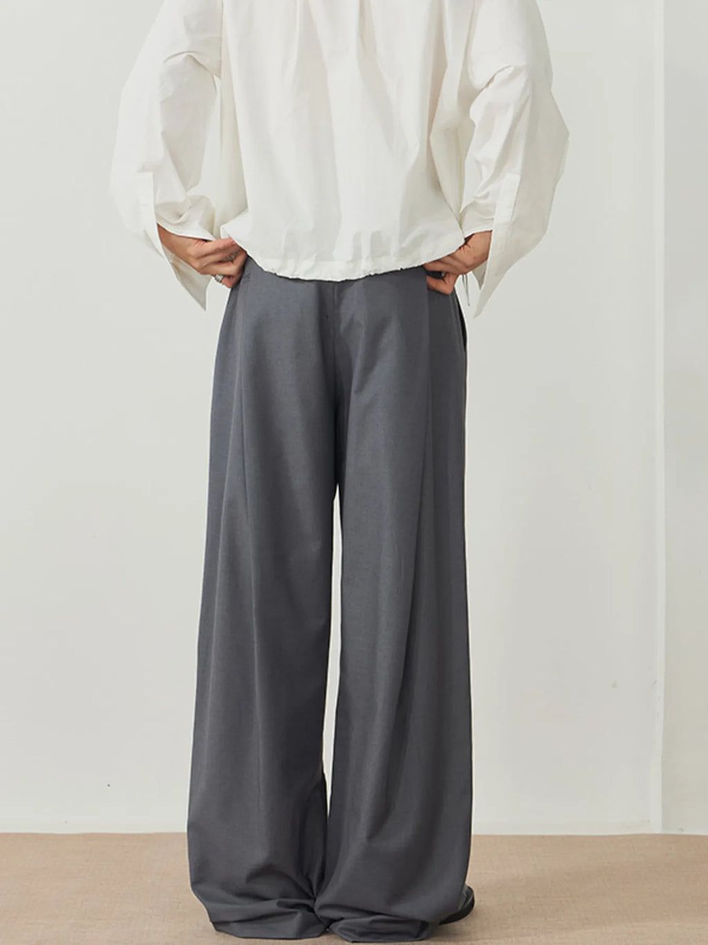 Men's Wide Leg Pleated Pants Oversized Trousers 292bc25e6a304eea83710042e63f7a86-Max-Origin Trendsi