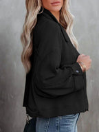 Jacket Button Up Flap Pocket Soft Unlined Long Sleeve Outwear 297eaa78-6c94-4a2b-a7cf-4498616878f3-Max Trendsi