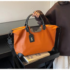Travel Duffel Bag Large Portable Lightweight Fashionable Oxford Fabric Handbag