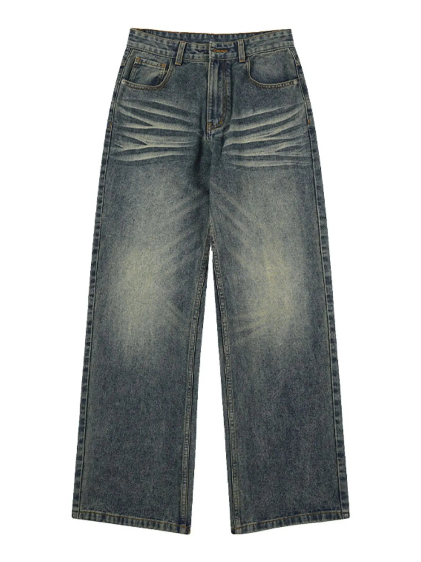 Men's Wide Leg Jeans Vintage Blue Washed Relaxed Fit Denim Pants 29d94d0a-a5cd-4614-b377-951365d8cb2f-Max-Origin Trendsi