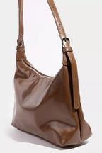 Fame Accessories Women's Shoulder Bag Brown Glossy Faux Leather Handbag 29ed02d62c20452fa5e5639143b463ab-Max-Origin Trendsi