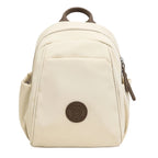 Casual Mini Nylon Backpack Bag Women's Simple Solid Casual Lightweight Schoolbags
