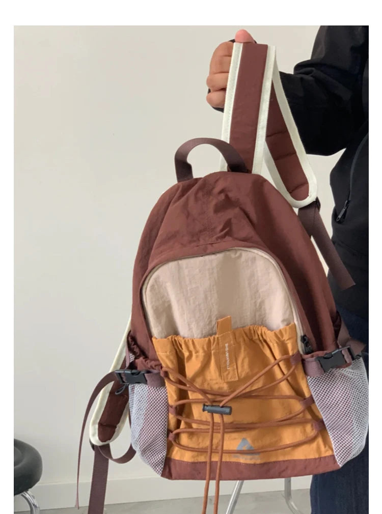 Simple Drawstring Backpack New Model College Students Outdoor Sports Lightweight Bag